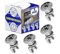4 Pièce Roulette Lave Vaisselle Panier Superieur 1885800500 pour Beko