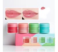 4-piece set-Laneige Baume Hydratant pour les Lèvres Sèches, Soin de Nuit, Cosmétiques Coréens, Aromatique, Fi