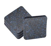 4-Piece Treadmill Pads, Anti Vibration Walking Floor Pads,3.94x3.94x0.47 inches Padding No Vibrate, Home Gym Accessories for Indoor Outdoor Yoga Men Women Exercise Equipment