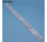 4 piece1 lot Bandes de rétro-éclairage LED pour Celcus CEL43FHDSB-16/1, Kit de barres de 43 pouces, LB43007, règle VES430UNDL-2D-N01 ( Nipseyteko )