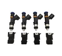 4 Pièces 0280158298 Injecteurs De Carburant Moteur 60lb 630cc EV14 Ensemble D'injecteurs Pour A4 TT 1.8T 20V Turbo 0280158117 Injecteurs Buses