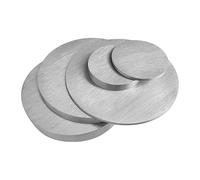 4 pièces/1 pièce 304 plaque circulaire en acier inoxydable plaque plate en métal brossé plaque polie plaques rondes plaques de coupe laser (4 Piece-4.0X50MM)