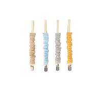 4 pièces - 100% Coton Attache Tetine, Attache Sucette, attache tetine tissu, Attaches-Sucettes, Attaché Tetine, Accroche Tetine, Kit attache tétine
