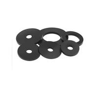 4 pièces, 13mm de diamètre intérieur, tampon amortisseur cylindrique en caoutchouc avec trou traversant, 30mm de diamètre extérieur, 5mm de hauteur, 13x30x5mm(4pcs)