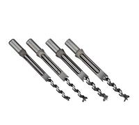 4 Pièces 14 19 Mm Foret à Trou carré pour Le Travail du Bois, Forets à Trou carré pour Le Travail du Bois Forets à Trou carré Foret à Trou carré Portant des Forets en Acier