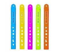 4 Pièces 15/20/30 Cm Règle Pliable Flexible Mesure Droite Douce Pour Le Bureau De La Classe D'école