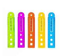 4 Pièces 15/20/30 Cm Règle Pliable Flexible Mesure Droite Douce Pour Le Bureau De La Classe D'école