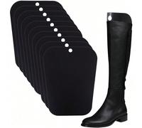 4 pièces (2 paires) Inserts de support pour bottes, design respirant anti-plis, matériau en mousse plastique, style d'organisation de chaussures, inserts de support pour bottes, convient pour les bott