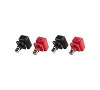 4 Pièces 200A All-Copper Lithium Battery Post High Current Copper Terminal Connecteur de Batterie Borne de Stockage D'énergie (B)