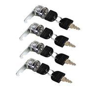 4 Pièces 20mm Serrure De Meuble Serrure De Boîte Aux Lettres En Acier Inoxydable Serrure À Came Serrure De Placard Avec Clé Pour Fichier Serrure Armoire Boîte Aux Lettres Tiroir Sécurité Twist Lock