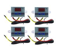 4 PièCes 220 V NuméRique LED ContrôLeur de TempéRature Xh-W3001 pour Incubateur Refroidissement Chauffage Interrupteur Thermostat Ntc Capteur