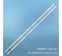 4 Pieces 2TV Bande LED pour 40 ""TV Dexp F40D7300C HYUNDAI H-LED40ET3000 RF-BS400S30-0701S-01 A2 RF BS400S30-0701S 01 A2 National NX-40TFS110 ""Nipseyteko