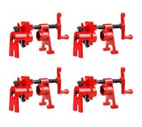 4 Pièces 3/4" Serre Joint Dormant à Tube - Collier de Serrage Rapide pour Tuyaux/Raccords/Câbles (Antidérapant & Résistant)