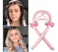 4 pièces/3 pièces/2 pièces Set Bandeaux bouclants sans chaleur en satin pour femmes, comprenant des bigoudis de sommeil, un bandeau bouclant pour sèche-cheveux, un fer à friser paresseux, 2 pièces de 