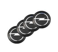 4 Pièces 3D Capuchons de Garniture de Moyeu Central de Roue Autocollant de Logo de Voiture pour Opel Corsa D 5 Door 2006-2014,60MM