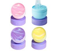 4 Pièces 40g Jouet Extensible Fluide 6x4cm Mastic Pétillant pour Jouets Sensoriels pour Inspirer La Créativité Et La Relaxation Adultes Garçons Filles Adolescents Bureau Salle De Classe Jouer