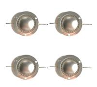 4 pièces 44.4MM Tweeter Haut-Parleur Bobine vocale 8OHM diaphragme Couverture arrière for JBL 2416h-1 2416 2417 2415H et for JBL Mr835 Haut-Parleur réparation(Inner Ring Aluminum)