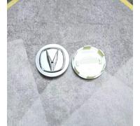 4 pièces 69 mm Enjoliveurs de Roue pour Voiture Installation Facile, Ajustement sûr, étanches et Anti-poussière, Accessoire extérieur. pour Acura MDX, TL, TSX, RSX, CL, RDX.,Silver