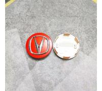 4 pièces 69 mm Enjoliveurs de Roue pour Voiture Installation Facile, Ajustement sûr, étanches et Anti-poussière, Accessoire extérieur. pour Acura MDX, TL, TSX, RSX, CL, RDX.,Red