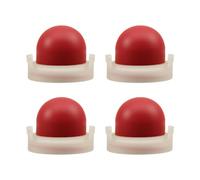 4 Pièces 694394 Poire D'amorce de Carburateur, Poire D'amorcage Carburant, Poire D'amorçage Debroussailleuse pour Tondeuse Carburateur Scie à Essence, pour 694394 4178 5084H 494408, Rouge