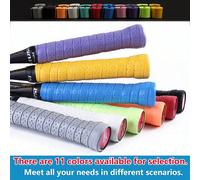 4 pièces/7 pièces/11 pièces Surgrip de raquette de badminton, bandeau absorbant la transpiration, perforé anti-dérapant, approprié pour équipement de sport, compétition athlétique, outils, multi-coule