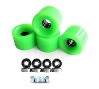 4 pièces 78A Roller Skating Skateboards Roues Longboards Cruiser avec roulements pour Street Cruisings Part Longboards