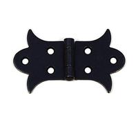 4 pièces 87x50 mm Charnières plates fer pour portes intégrées décoratif Rétro Boîte À Bijoux Tiroir Armoire meubles noir