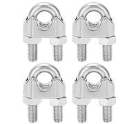 4 pièces 9/16 pouces M14 en acier inoxydable câble pince pince U boulon selle attache