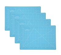 4 pièces A5 bleu ciel tapis de coupe auto-cicatrisant planche d'échelle de gravure antidérapante pour artistes artisans amateurs modélistes matériau PVC 22x15 cm