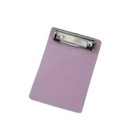 4 Pièces A6 Dossier Papier Presse-papiers Bloc-notes Attelle Mémo Pince Conseil Porte Document Étudiant École Bureau Papeterie Fournitures Pour le bureau(Pink)