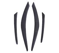4 Pièces ABS Voiture Modélisation Phare Arrière Sourcil Paupière Couverture Garniture Pour Mazda CX5 CX-5 2012 2013 2014-2017(Carbon Fiber)