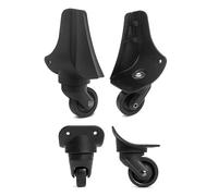 4 Pièces Accessoires De Remplacement Roulette Valise Pièces Rechange Bagages Voyage Roue Pivotante À 360 Degrés Pour Les Passionnés Remplacement Roue Boîtier
