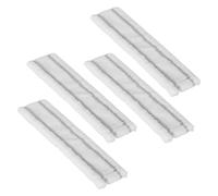 4 Pièces Accessoires Housses de Balai en Microfibre Pièces de Rechange Housse de Balai en Microfibre Compatible Extracteur de Lèvre en Caoutchouc pour Aspirateur de Fenêtre Kärcher WV2 WV5 WV6 Plus