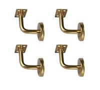 4 Pièces Acier Inoxydable Supports de Main Courante pour Fixation Murale Supports de Rail d'escalier pour Rampe Escalier Support Mural de Garde-Corps