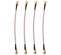 4 Pièces Adaptateur de Câble Sma Mâle-mâle Haute Précision