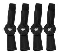 4 Pièces Adaptateur de Connecteur Rotatif pour Perche Extensible | Angle Réglable, Rotation Fluide, Compatibilité Large, pour Balais et Plumeaux, Usage Escalier, Lustre