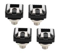 4 Pièces Adaptateur de Sabot Flash avec Filetage 1/4, Alliage | Format 2, 40x2, 10x1, 25cm, Installation Rapide, Stabilité Renforcée pour Studio et Photographie