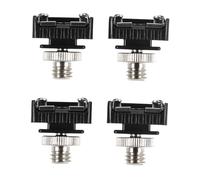 4 Pièces Adaptateur de Sabot Flash Hot Shoe Kit Modèle Standard