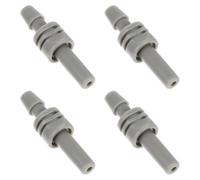 4 Pièces Adaptateurs ABS pour Brassard de Tensiomètre Électronique | Connecteurs de Rechange pour Tubulure D’air, Remplacement Rapide, Réduisent les Fuites, Usage Domestique ou Couleur Aléatoire