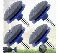 4 Pièces Affuteur Lame Tondeuse Gazon Universel Aiguiseur de Tondeuse Accessoires pour Tondeuses Pour Poncer et Equilibrer Les Tondeuses Outils de Jardinage