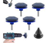 4 Pièces Aiguiseur de Lame de Tondeuse à Gazon, Affûteur pour Lame de Tondeuse, AffûTeur de Lame Universel pour Perceuse Électrique, Lawnmower Dull Blade Sharpener pour Outils de Jardin