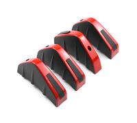 4 Pièces Ailerons arrière Voiture pour Citroen C-Crosser 2007-2012, Ailerons Diffuseur Pare-Chocs Arrière Séparateur Becquet, Requin Becquet, Red