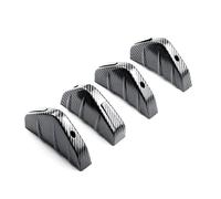 4 Pièces Ailerons arrière Voiture pour Kia Sportage Hybrid (2021+), Ailerons Diffuseur Pare-Chocs Arrière Séparateur Becquet, Requin Becquet,Carbon Fiber