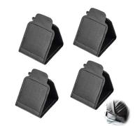 4 Pièces Ajusteur de Ceinture de Sécurité, Clip Ceinture de Sécurité, Clips en Cuir PU Premium Universel Réglable Noir pour détendre les épaules et le cou les et Diverses Voitures(Type de Velcro)