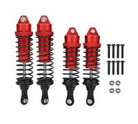 4 pièces Amortisseur RC, Alliage d'aluminium Avant Amortisseur arrière Ressorts Amortisseur Ensemble assemblé Amortisseur à Ressort adapté pour 1/10 Traxxas Slash RC