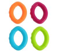 4 Pièces Anneau de Renforcement Musculaire en Silicone | Outil Portable, Surface Lisse Facile à Nettoyer, Usage Maison et Salle, Forme Ovale, Résistant