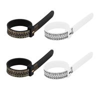 4 Pièces Anneau Ruban À Mesurer Outil De Mesure Élastique Portable Ruban À Mesurer Mesure De La Circonférence Des Doigts