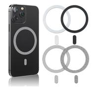 4 pièces Anneau universel, compatible avec le chargement sans fil pour iP15/14/13/12 et Galax S23/S22/S21, adaptateur pour coques de smartphone
