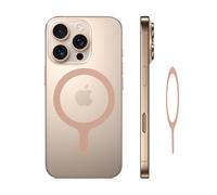 4 Pièces Anneaux Métalliques,Universelle en Métal Compatible avec MagSafe,Kit de Conversion pour Chargeur sans Fil Compatibles avec Le MagSafe,Autocollant MagSafe pour iPhone Galaxy Série -Rose