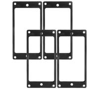 4 Pièces Anneaux Plats pour Micro Humbucker de Guitare Électrique | Structure Fine et Robuste, Compatible Plupart des Micros, pour Réparation et Atelier Luthier